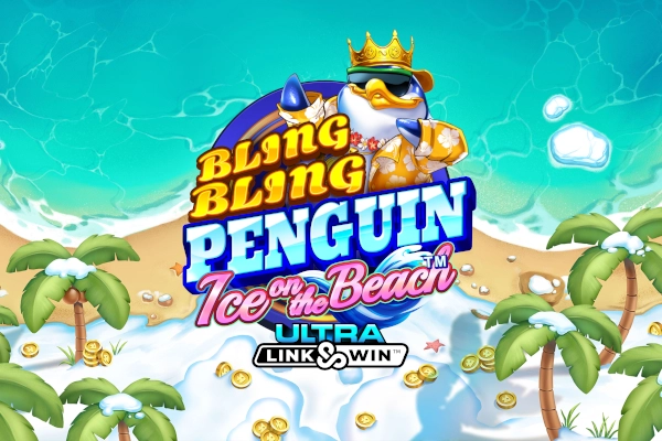10746 bling bling penguin ice on the beach